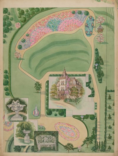 威廉-A-惠洛克庄园，约1936年。 作者 Tabea 袜子