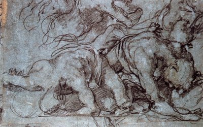 战士们，十六世纪。 作者 塔迪奥·祖卡里（Taddeo Zuccari）