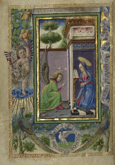 Gualenghi-d&39;Este Hours 作者 塔迪奥（Taddeo）和吉拉尔迪（Giraldi Guglielmo）（fl.1455-89）克里维利（Crivelli）
