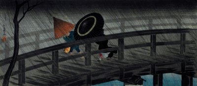 Regen auf der Izumi-Brücke 作者 高桥弘明
