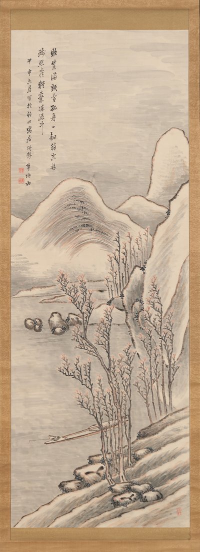雪景，1824年。 作者 高桥宗平