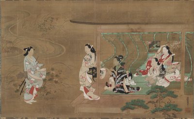 情人的访问，1680-1730。 作者 田村水夫