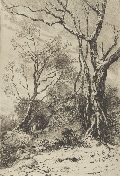 En Hiver., 19世纪。 作者 坦克雷德亚伯拉罕