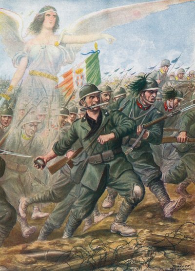 皮尔韦河战役，1918年 作者 坦克雷迪·斯卡佩利