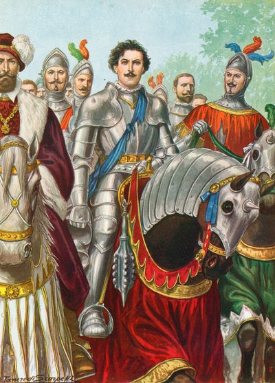 Ettore Fieramosca在1503年巴列塔战役之后 作者 坦克雷迪·斯卡佩利