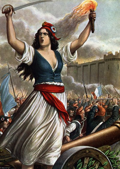 revolution francaise de 1789: la prise de la Bastille on July 14 作者 坦克雷迪·斯卡佩利