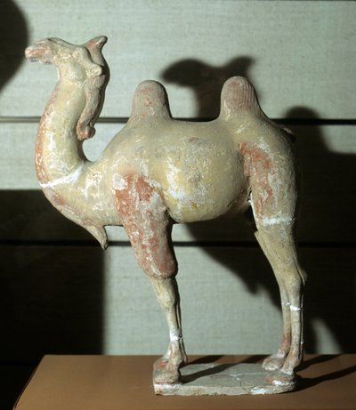 丰富多彩的骆驼, 葬礼用品, 618-907 (陶器) 作者 唐代中文学校