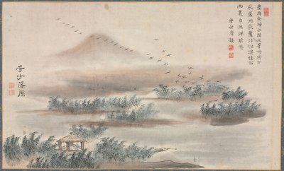 潇湘八景之一 作者 塔尼文乔