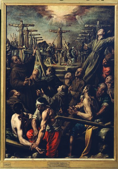 1627年，长崎的方济会修道士Fri难（布面油画） 作者 瓦拉洛之舞