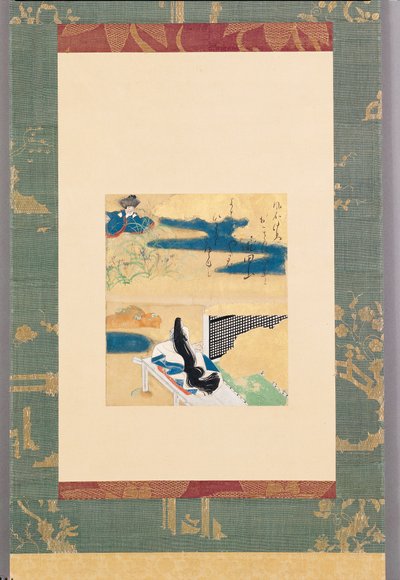 出发前往川地（纸本水墨、彩色和金色作品） 作者 田原谷宗达