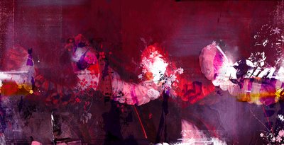 花领 II》，2015 年（混合媒介画布） 作者 泰斯·阿尔伯斯