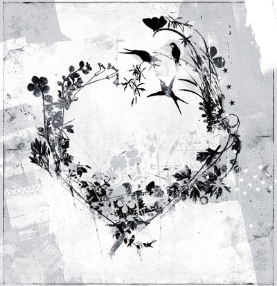 花心》，2015 年（混合媒介画布） 作者 泰斯·阿尔伯斯