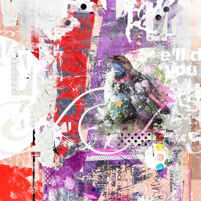 2015 年，（帆布拼贴画） 作者 泰斯·阿尔伯斯
