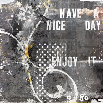 祝你愉快2016 （帆布拼贴画） 作者 泰斯·阿尔伯斯
