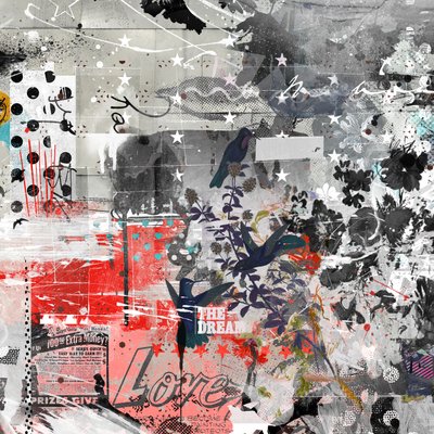 爱的梦想，2015（布面混合媒介） 作者 泰斯·阿尔伯斯