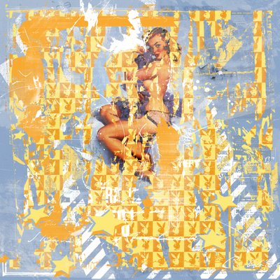 Pin up II，2015（布面拼贴） 作者 泰斯·阿尔伯斯