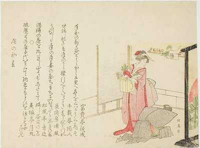 龙年祠堂里的男人和女人 作者 Teisai Hokuba