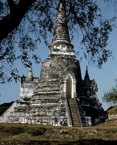 佛教寺院的佛塔 作者 泰国学校