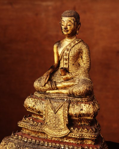 19 世纪初的僧侣形象（青铜） 作者 泰国学校
