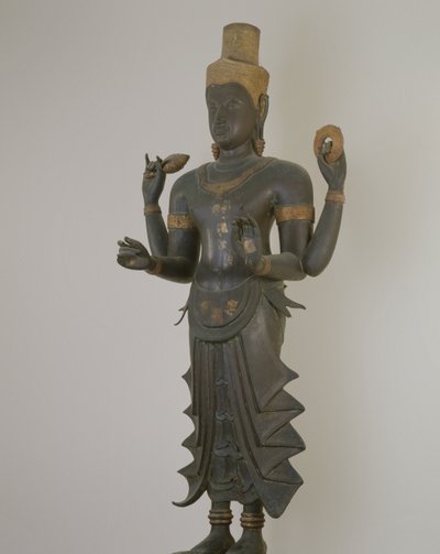 毗湿奴雕像（青铜） 作者 泰国学校