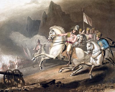 西班牙比利牛斯山脉之战，1813年7月28日 1819年 作者 Thales Fielding