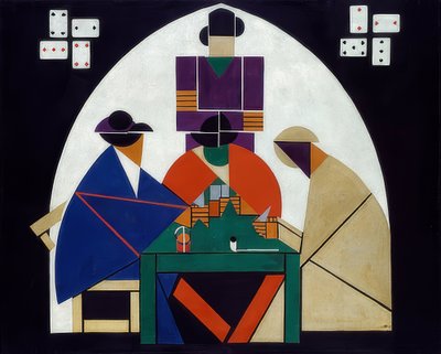 纸牌玩家。 1916-17 作者 西奥·范·杜斯堡