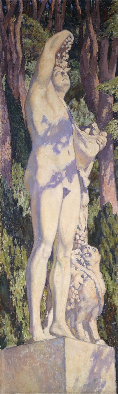 酒神角1920-1924（布面油画） 作者 范·雷塞尔伯格（Théovan Rysselberghe）