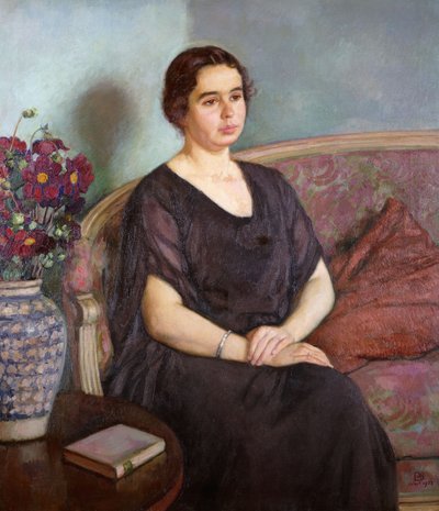 杜布瓦夫人像，1922年 作者 范·雷塞尔伯格（Théovan Rysselberghe）