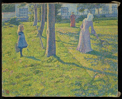 在图恩或网球聚会上 作者 范·雷塞尔伯格（Théovan Rysselberghe）