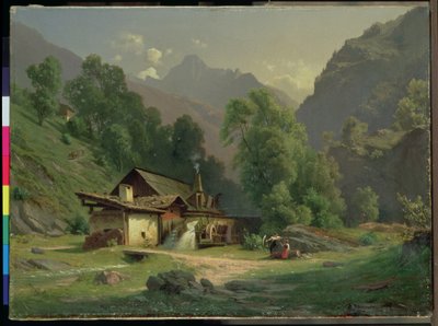 铁塔的铁匠之家，1857年 作者 西奥多·布拉特鲍尔