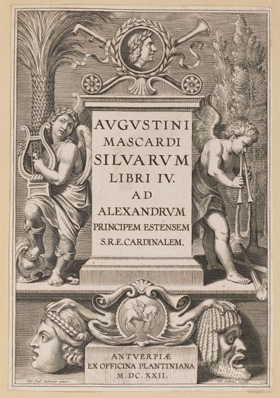 Agostino Mascardi, Silvarium Libri IV的扉页 作者 彼得保罗鲁本斯爵士之后的西奥多加勒