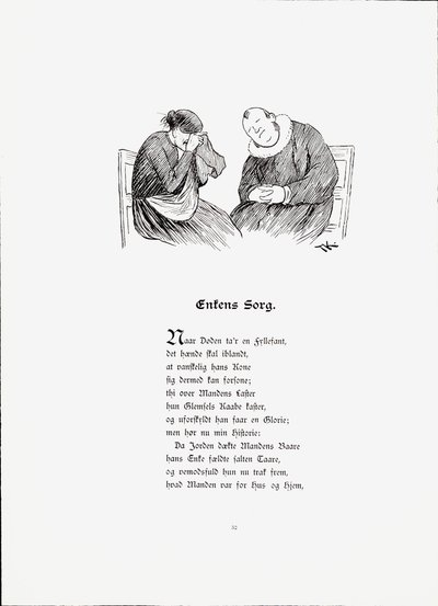 插图取自 Munthe, Peter 所著的 Stories 一书，由 Dybwad 出版 (no, 1896) 作者 西奥多·基特尔森