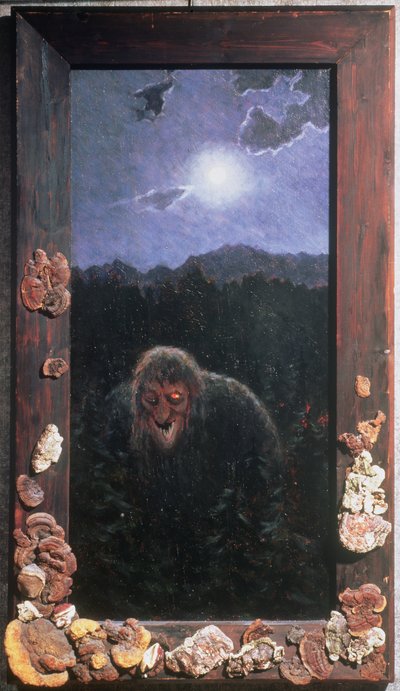 我们家的巨怪（布面油画） 作者 西奥多·基特尔森