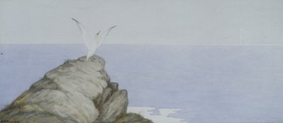 海鸟（纸上水彩画） 作者 西奥多·基特尔森