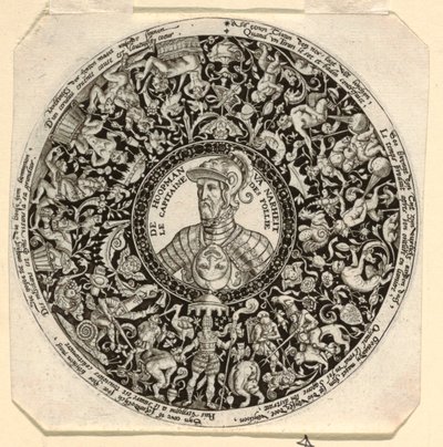刻有阿尔巴公爵作为愚蠢指挥官肖像的老千设计图 作者 Theodor de Bry