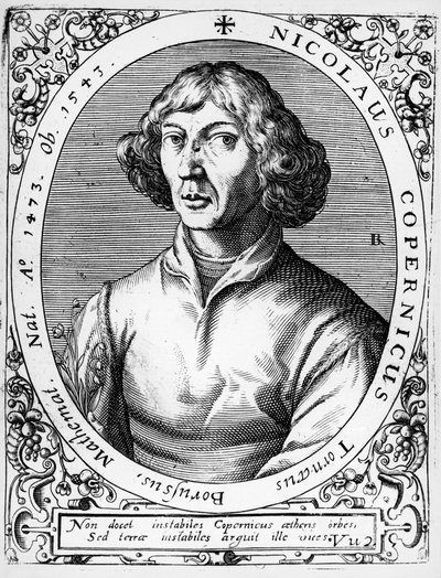 尼古拉·哥白尼 (Nicolaus Copernicus) 的肖像 (托伦) 作者 西奥多·德·布赖
