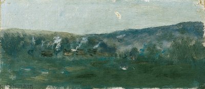 丘陵景观与新月 作者 西奥多·冯·霍曼