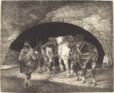 阿德尔菲码头 作者 西奥多·杰里科（Theodore Gericault）