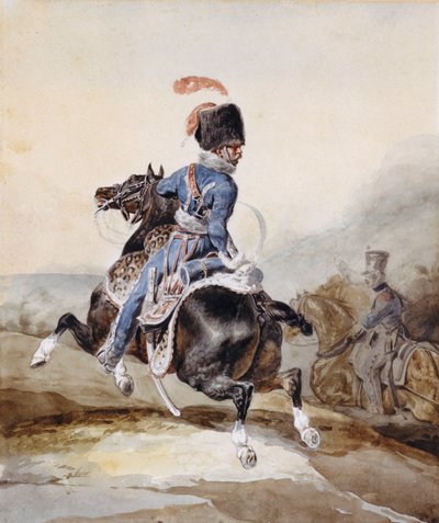 炮兵向左飞奔 作者 西奥多·杰里科（Theodore Gericault）