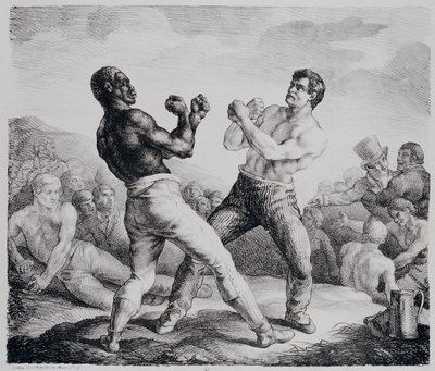 拳击手，1818年 作者 西奥多·杰里科（Theodore Gericault）