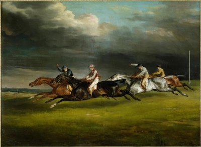 赛马（从1821年到埃普索姆的德比（Derby） 作者 西奥多·杰里科（Theodore Gericault）