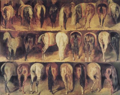 马的后躯 作者 西奥多·杰里科（Theodore Gericault）