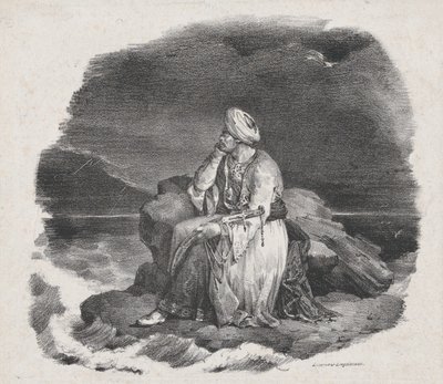 我在破碎的海浪中梦见她，1818年。 作者 西奥多·杰里科（Theodore Gericault）