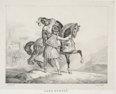 拉腊受伤 作者 西奥多·杰里科（Theodore Gericault）