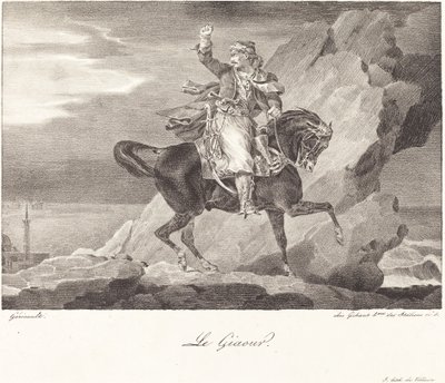 异教徒》（Le Giaour）。 作者 西奥多·杰里科（Theodore Gericault）