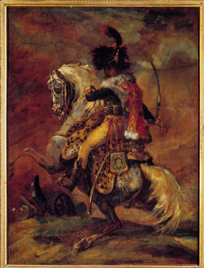 Theodore Gericault (1791-1824) 19 世纪 Sun. 0,52x0,4 m 巴黎，卢浮宫 作者 西奥多·杰里科（Theodore Gericault）