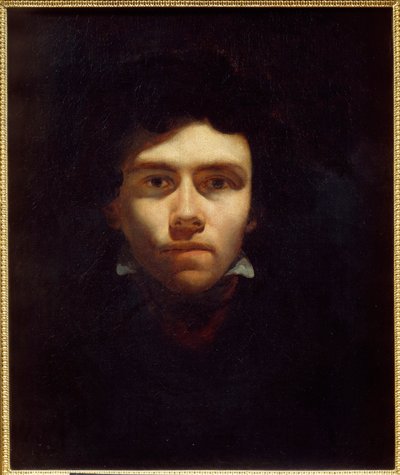 画家 Eugene Delacroix (1798-1863) 的肖像画 by Theodore Gericault (1791-1824) 1820-1824 Sun。 0,5x0,6 m 鲁昂，Musee des Beaux Arts 作者 西奥多·杰里科（Theodore Gericault）
