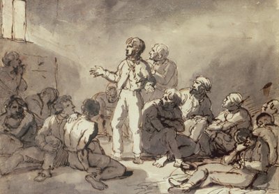 牢房中的囚犯 作者 西奥多·杰里科（Theodore Gericault）