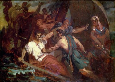 在一艘帆船上的反抗 作者 西奥多·杰里科（Theodore Gericault）