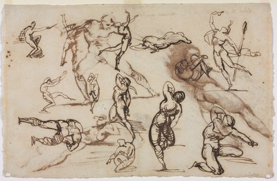 素描纸（背面） 作者 西奥多·杰里科（Theodore Gericault）